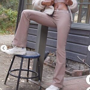 PacSun Playboy Low Rise Brown Flare bootcut jeans size 28